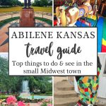 large stature, colorful carousel horse, fountain in a garden, painted cowboy book - all things to do in Abilene Kansas PIN