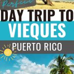 Sandy Beaches in Vieques Puerto Rico with water, sand and sun