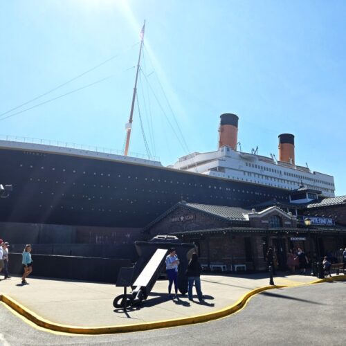 large replica of the Titanic